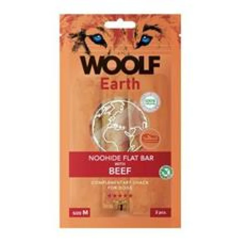 Woolf pochoutka Earth NOOHIDE Beef M /90g