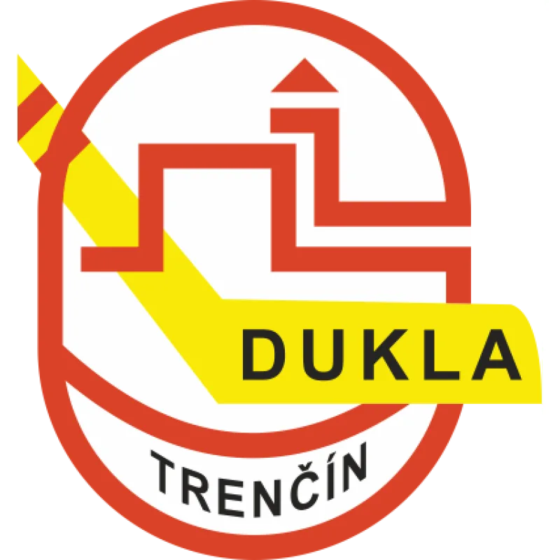 HK Dukla Trenčín nálepka 8 x 8,5 cm - SKLADOM