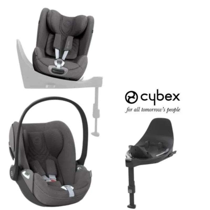Set 3v1 autosedačka Cloud T PLUS i-size Cybex + isofixová základna do auta Base T + SIRONA T PLUS i-size 2024 - mirage grey