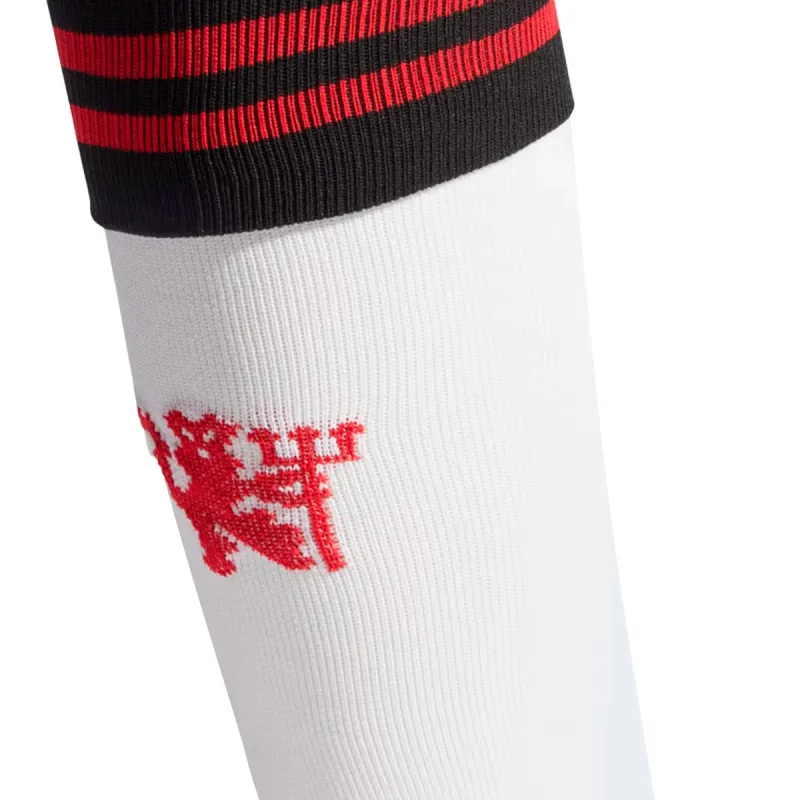 Adidas Manchester United štucne (2023-2024) domáce biele - SKLADOM