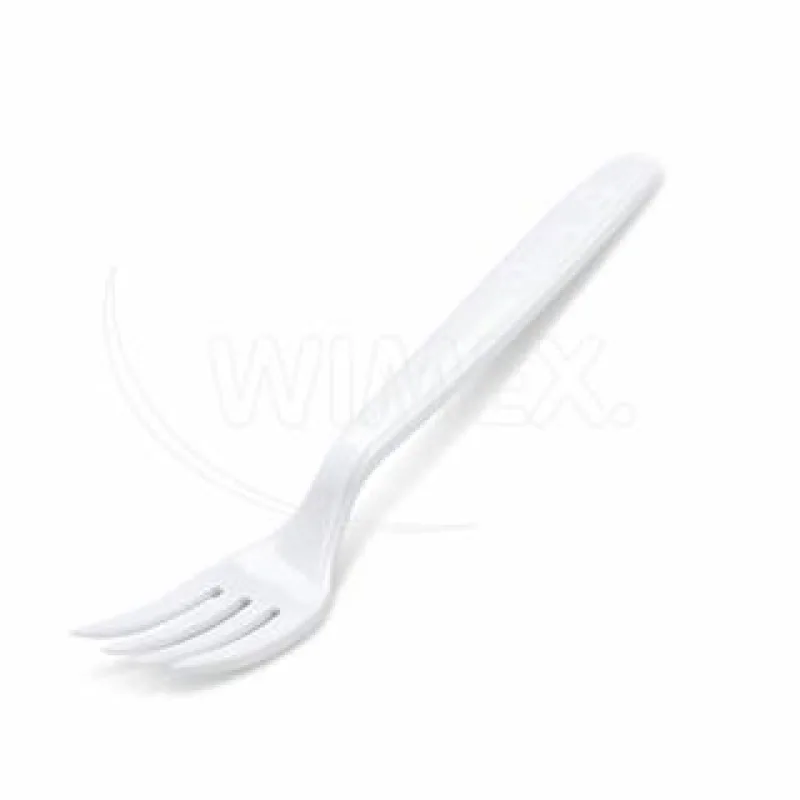 Vidličky (PP) znovu použitelné bílé, 18,5 cm [50 ks] (22007-10C)