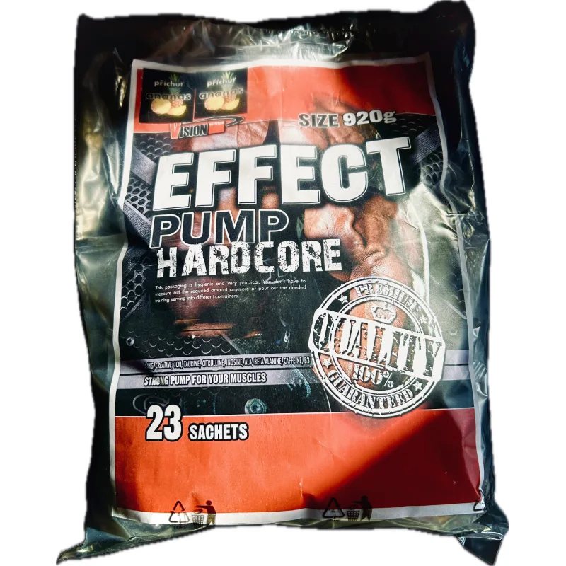 Effect Pump Hardcore 920 g - Vision Nutrition Príchuť: Malina