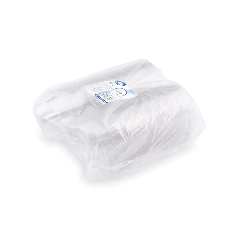 Miska kulatá průhledná s víčkem 250 ml (rPET) [50 ks] (77902)
