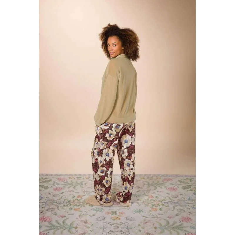 Pip Studio Belin dlouhé kalhoty Rosita Brown