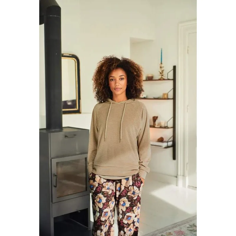 Pip Studio Belin dlouhé kalhoty Rosita Brown