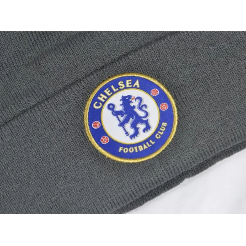 Chelsea FC pletená zimná čiapka šedá - SKLADOM