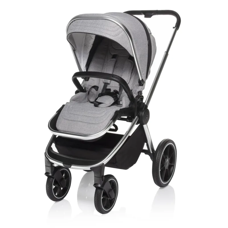 Zopa športový kočík MOVE CROSS + nánožník a pláštenka - silver grey /silver