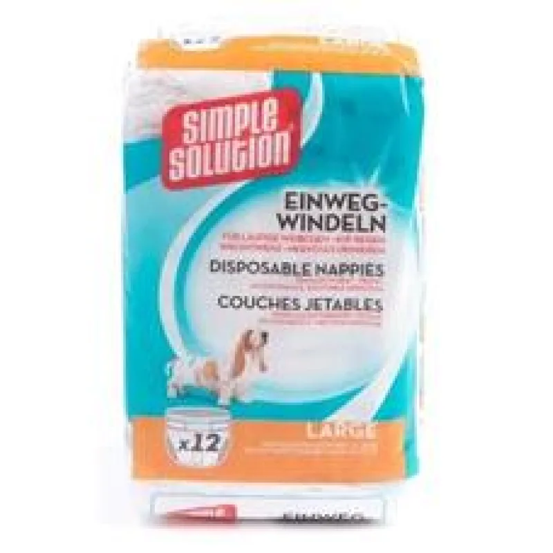 Simple Solution Pleny pro psy, 12ks, velikost L