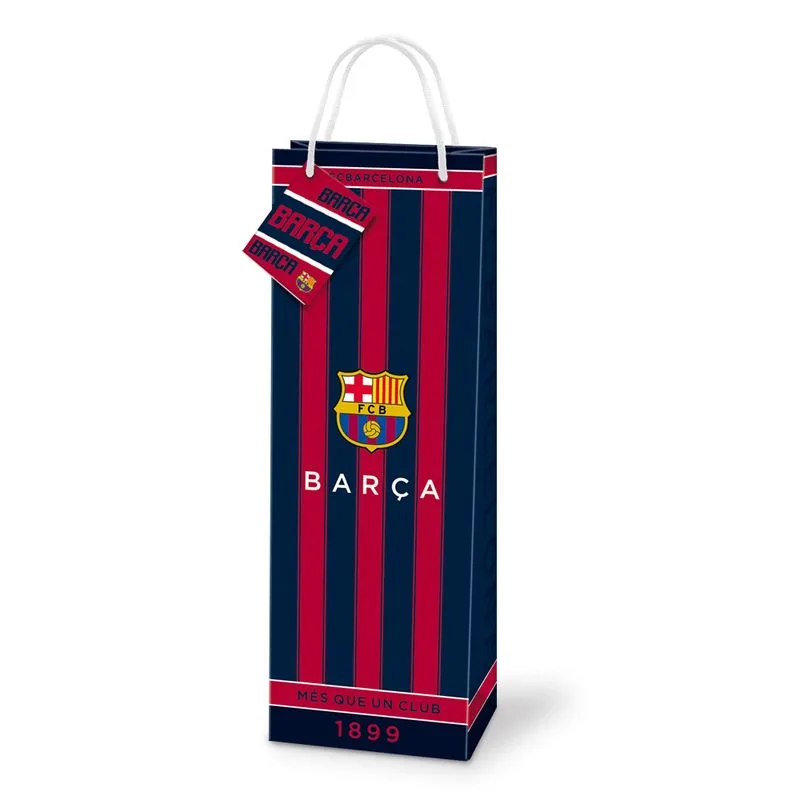 FC Barcelona darčeková taška na fľašu