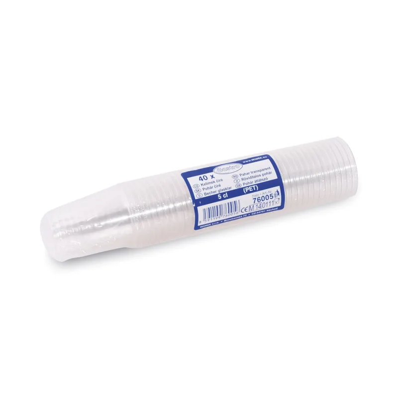 Kelímek čirý PET 2 cl / 4 cl / 5 cl (Ø 48 mm) [40 ks] (76005 - 4C)