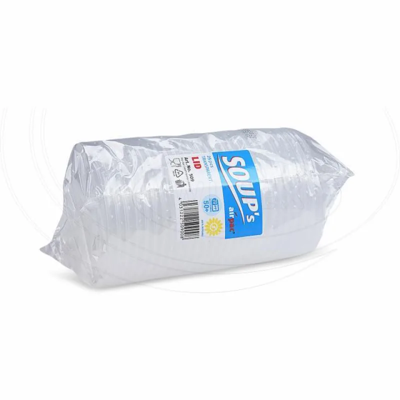 Víčko pro "airpac" misky kulaté (PP410 - PP414) (PP) [25 ks] (PP509 - 1N, E62)