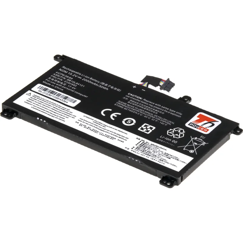 Batéria T6 Power Lenovo ThinkPad T570, T580, P51s, P52s, internal,…