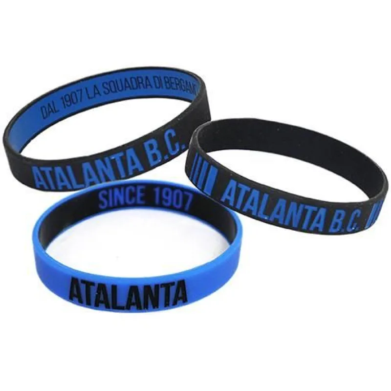 Atalanta B.C. náramky (3 ks v balení)