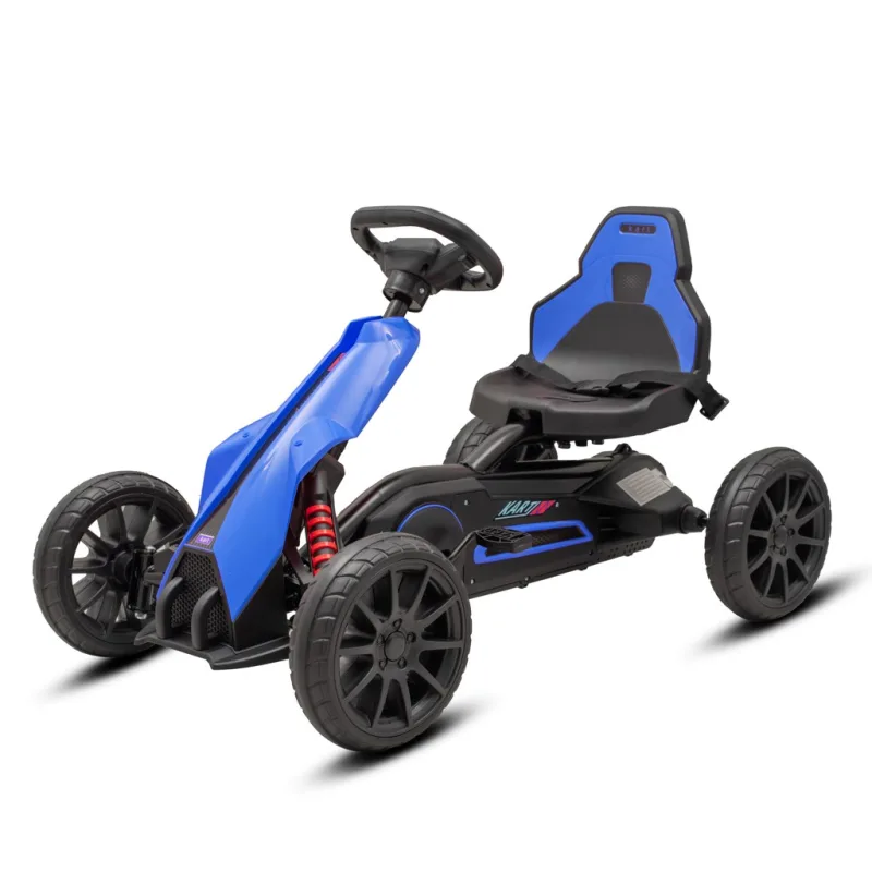 Detská šliapacia motokára Go-kart Baby Mix Speedster modrá