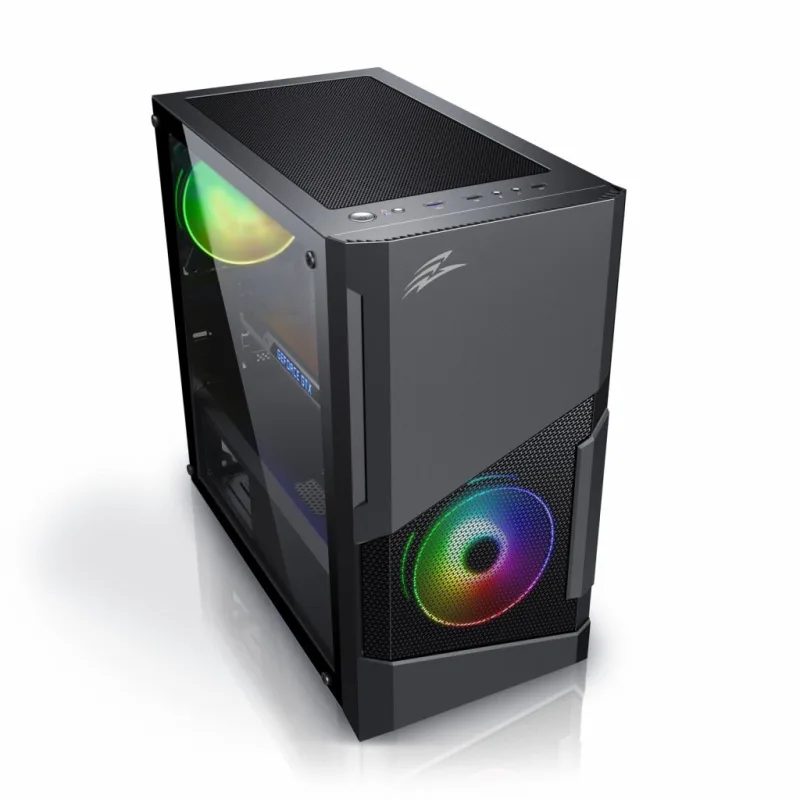 EVOLVEO M5/ Micro ATX/ Transpar./ Čierna CAEM5