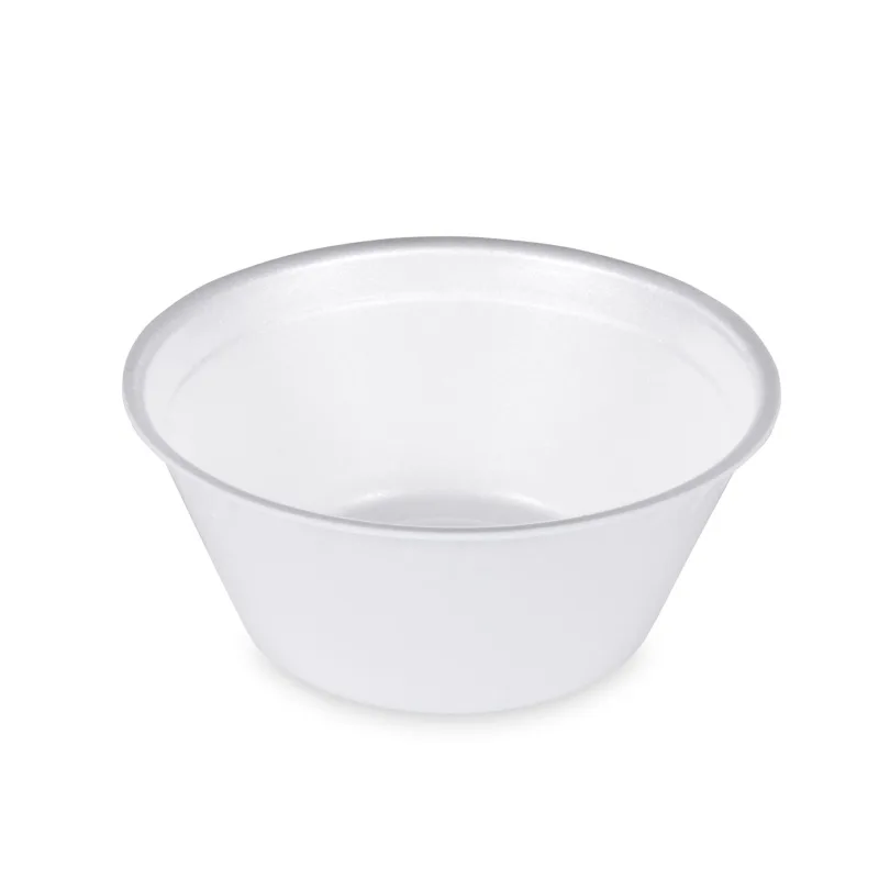 Neposíláme - Termo-miska kulatá bílá 500 ml, Ø 14 cm [50 ks] Pouze osobní odběr (75305 - P3D)