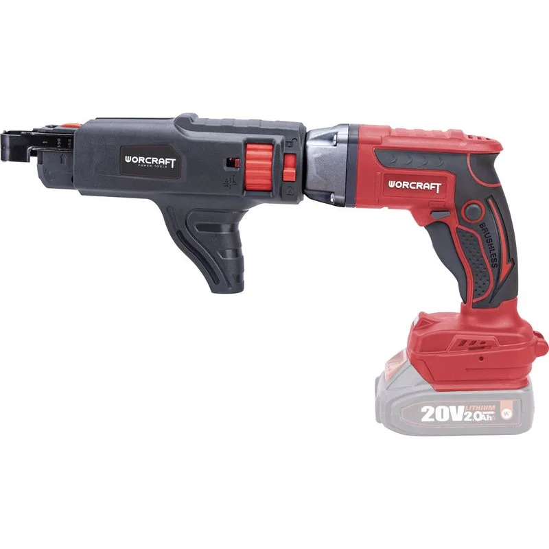 Skrutkovač Worcraft CDIS-S20LiB ShareSYS, na sadrokartón, 20V, Li-ion, bezuhlíkový