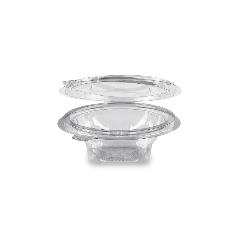 Miska kulatá průhledná s víčkem 150 ml (rPET) [50 ks] (77901)