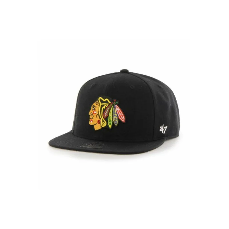'47 Brand Chicago Blackhawks Captain šiltovka čierna - SKLADOM