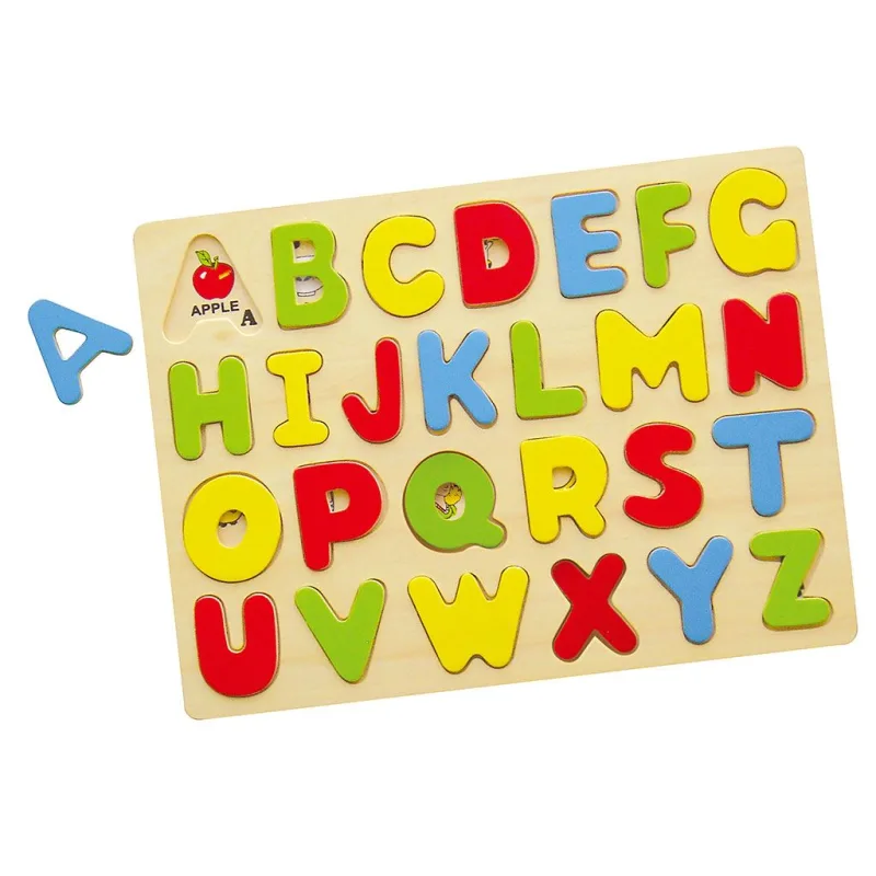Detské vkladacie puzzle Viga Abeceda