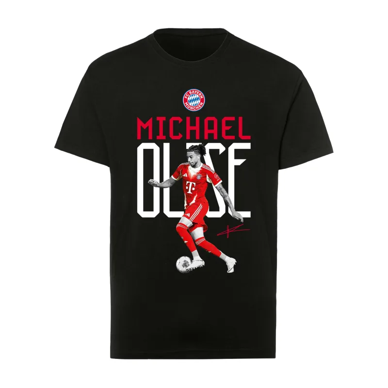 FC Bayern Mníchov Michael Olise tričko čierne pánske