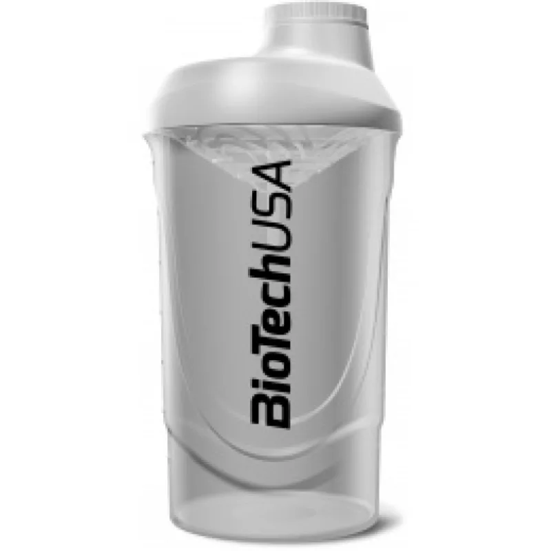 Šejker Wave biely 600 ml - BioTech USA