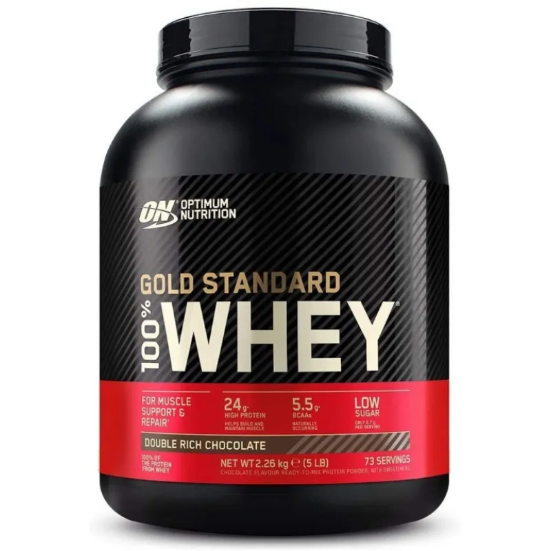 100% Whey Gold Standard 2270 g - Optimum Nutrition Príchuť: Dvojitá čokoláda