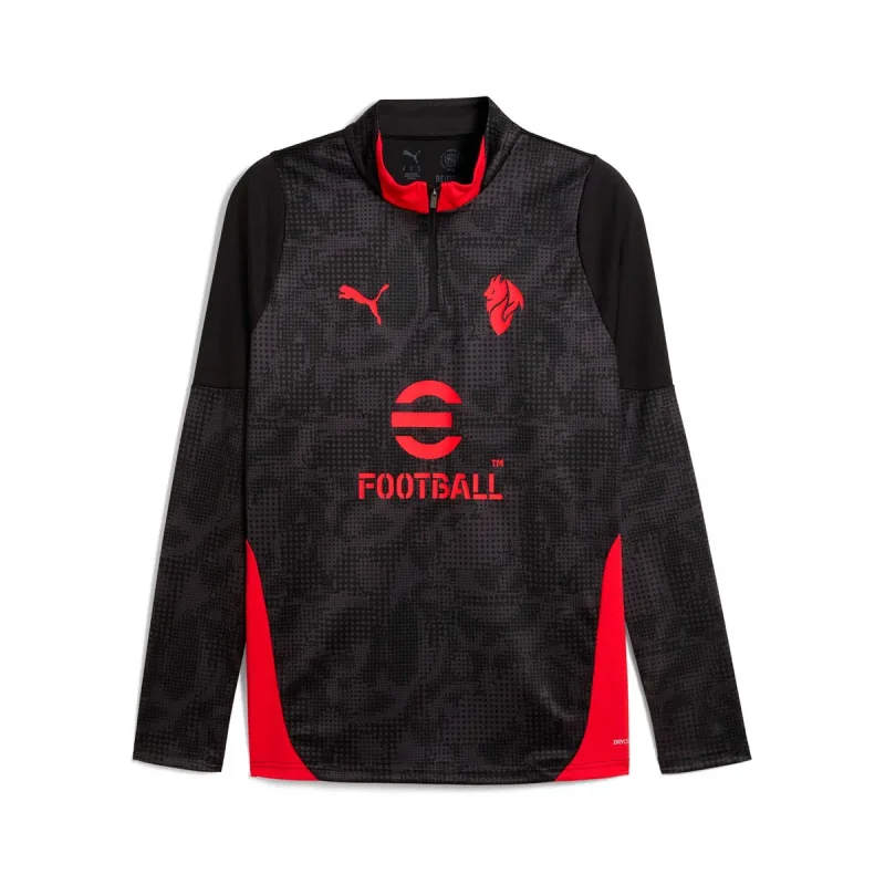 Puma AC Miláno (AC Milan) tréningová mikina čierna pánska 2025-2026
