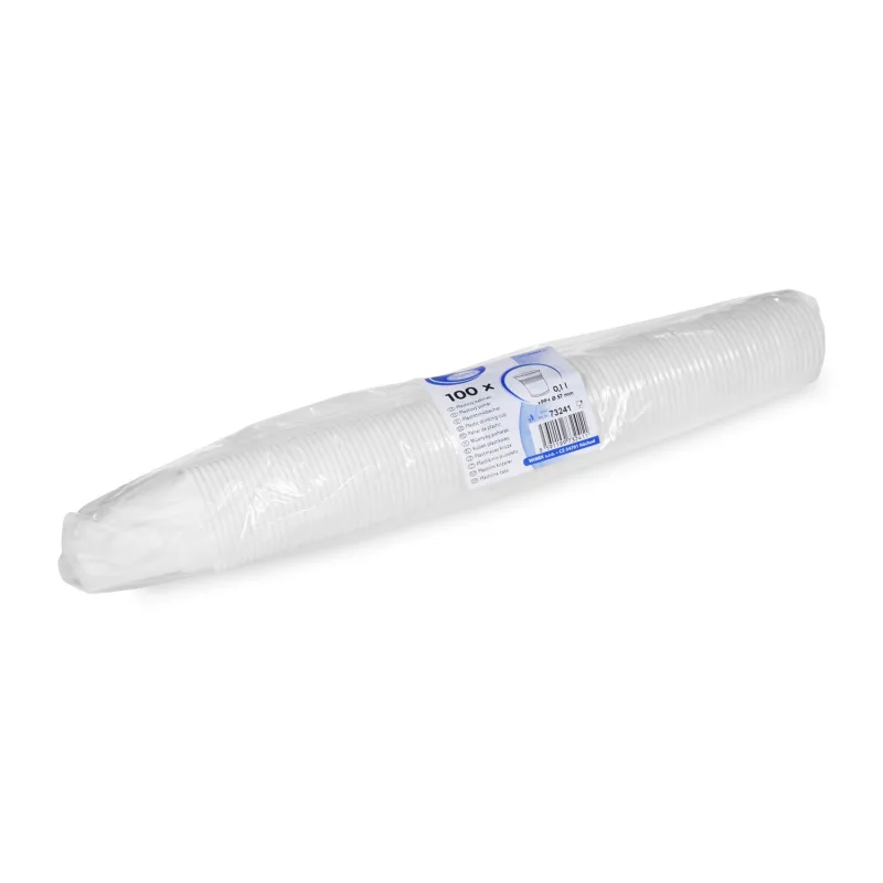 Kelímek bílý 0,1 l -PP- (Ø 57 mm) [100 ks] (73241)