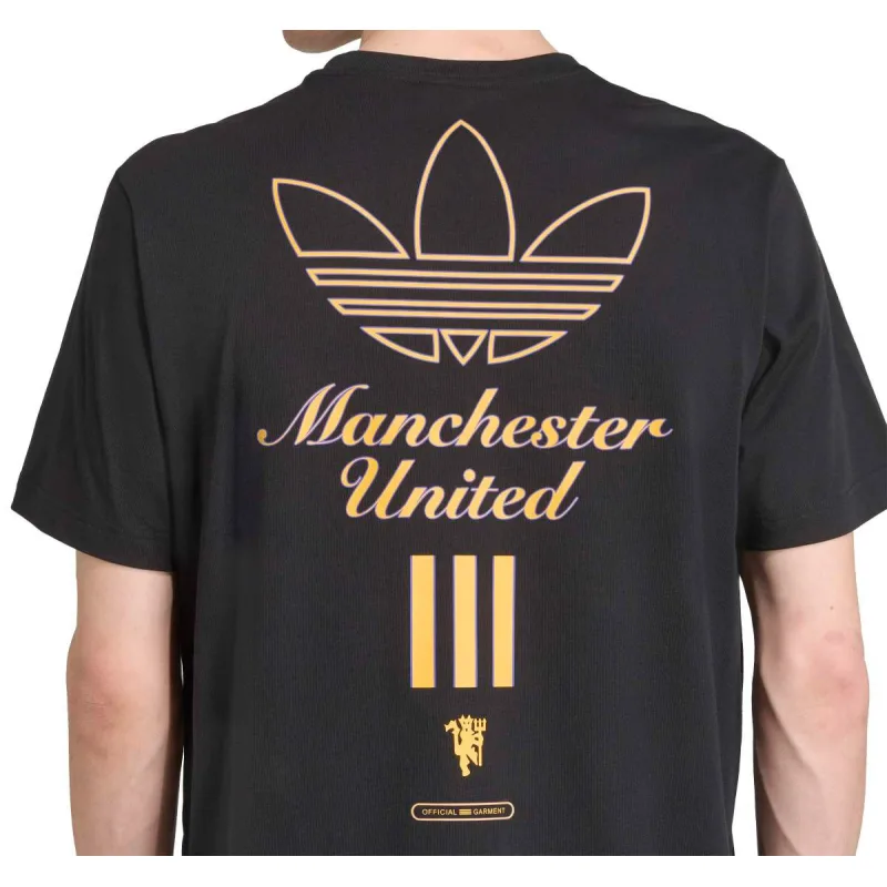 Adidas Manchester United tričko čierne pánske