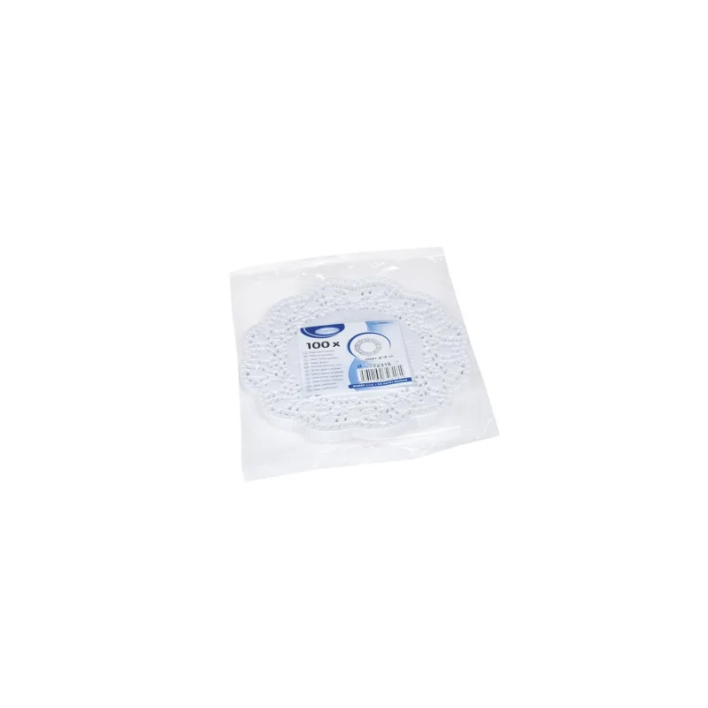 Dekorativní krajky kulaté Ø 18 cm [100 ks] (72318)