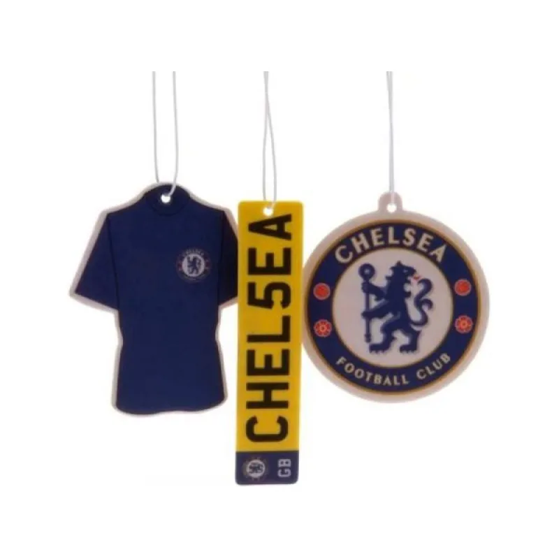 Chelsea FC osviežovač vzduchu (3 ks v balení) - SKLADOM