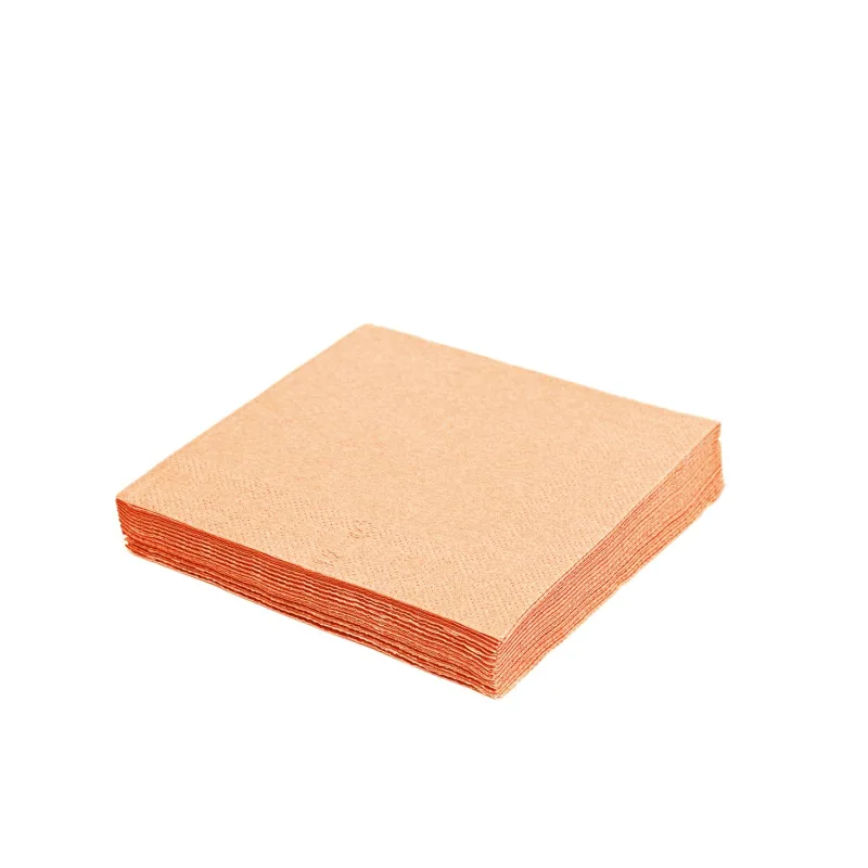 Ubrousky 2-vrstvé 24 x 24 cm apricot [250 ks] (85904)