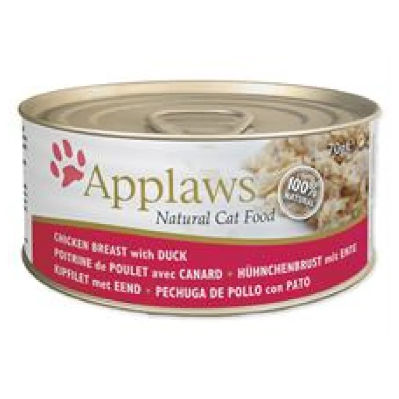 Konzerva APPLAWS Cat Chicken & Duck 70 g
