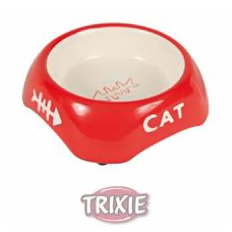 Keramická miska CAT + rybí kostra 200 ml/ 13 cm