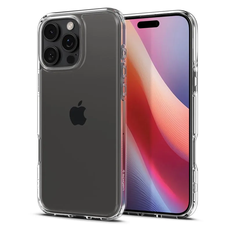 Spigen kryt Ultra Hybrid pre iPhone 16 Pro - Crystal Clear ACS08121