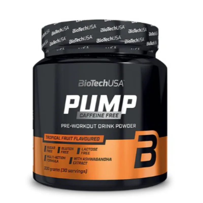 Pump Caffeine Free 330 g - BioTech USA Príchuť: Citrónový ľadový čaj