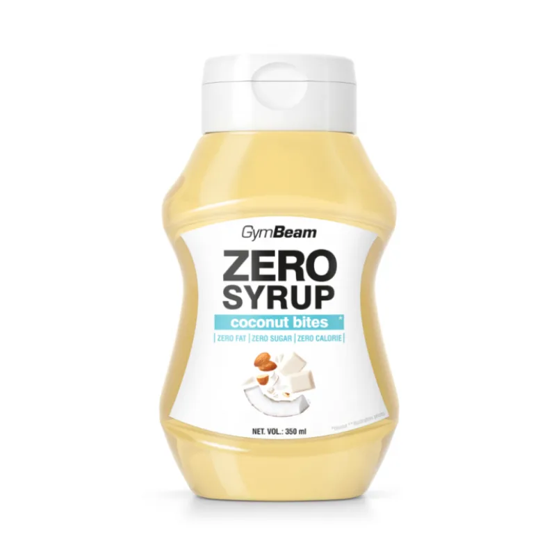 ZERO SIRUP coconut bites 350 ml - GymBeam Príchuť: Kokos