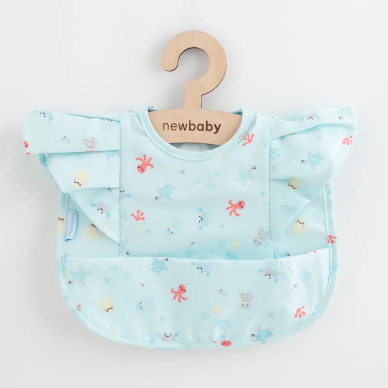 Luxusný podbradník New Baby 35x27 cm s volánikmi