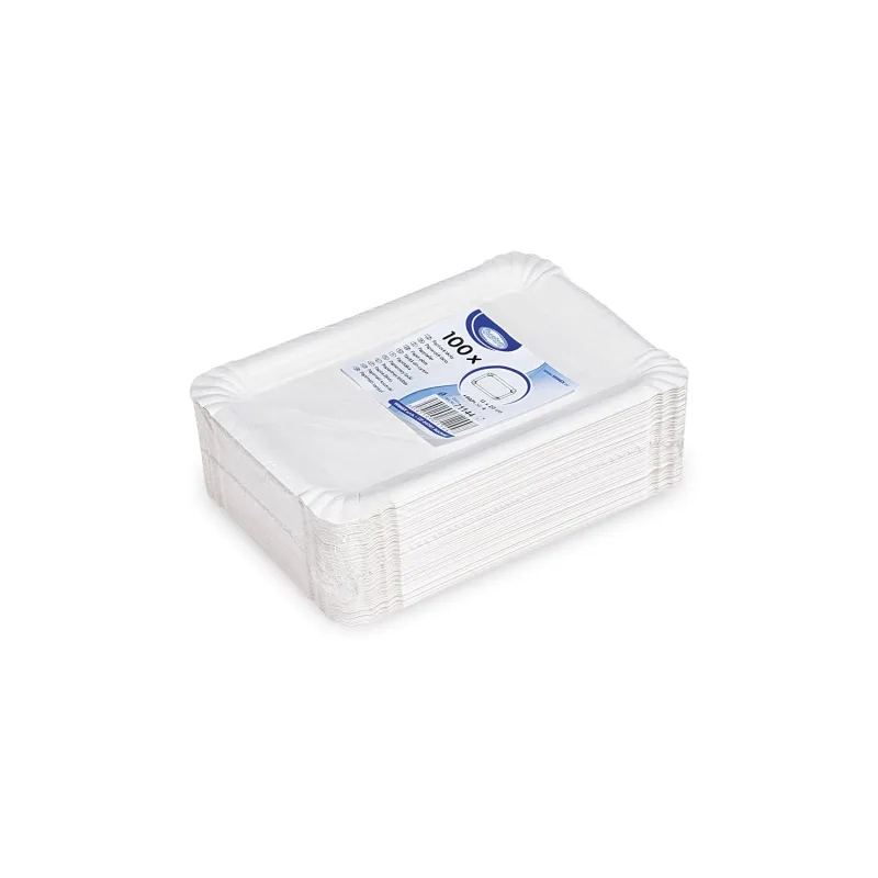 Papírové tácky 13 x 20 cm (č.4) RECY [100 ks] (71144 - 4B,13A,E61)