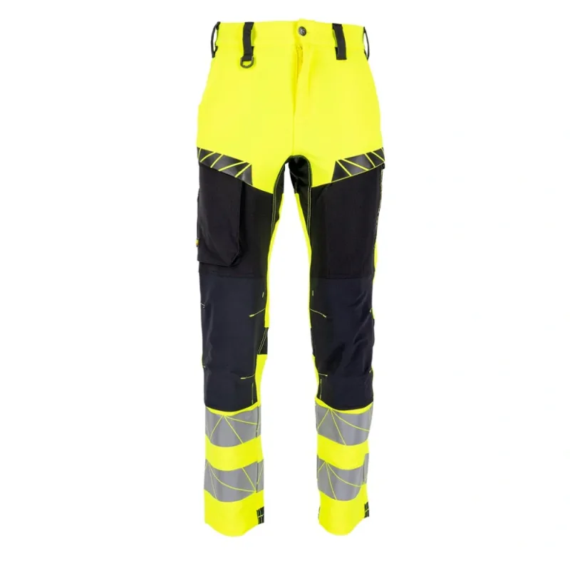 Leber&Hollman RAUTEX TY Rip-Stop Nohavice Hi-Vis Yellov/Black
