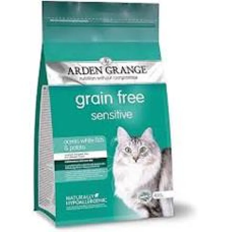Arden Grange GF Cat Adult Sen.Oc.White Fish&Potato 400g