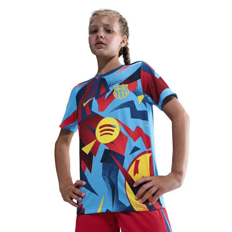 Nike FC Barcelona predzápasový dres detský 2025-2026 - SKLADOM