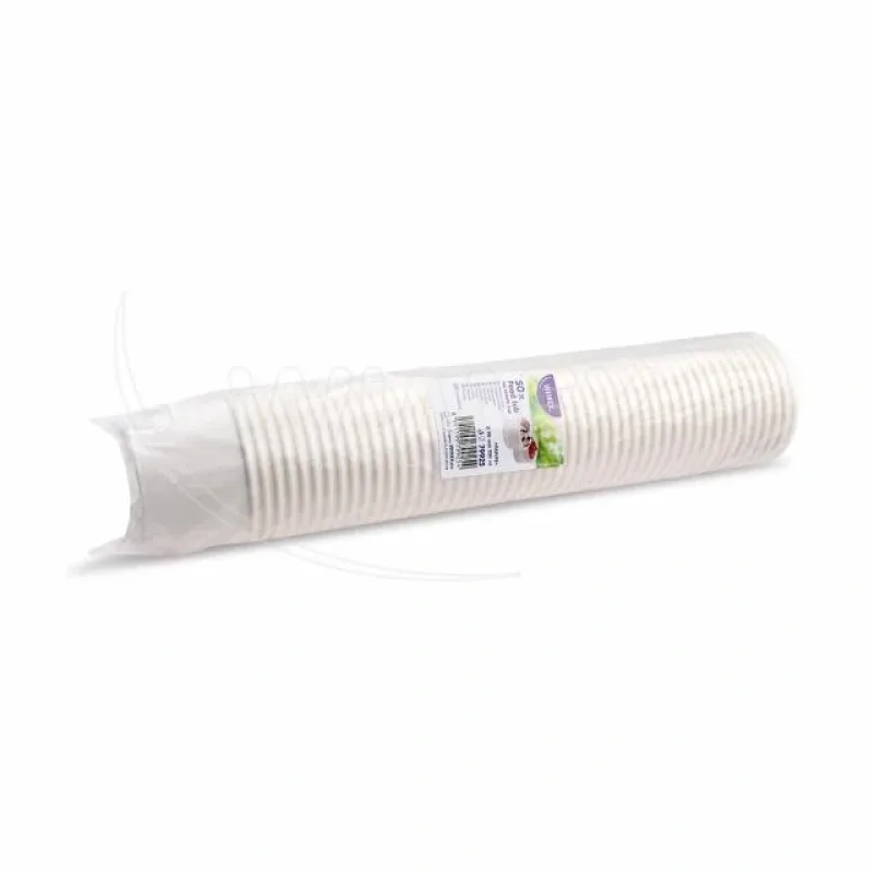 Papírové misky (PAP/PE) bílé Ø 90mm 250ml [50 ks] (79925)