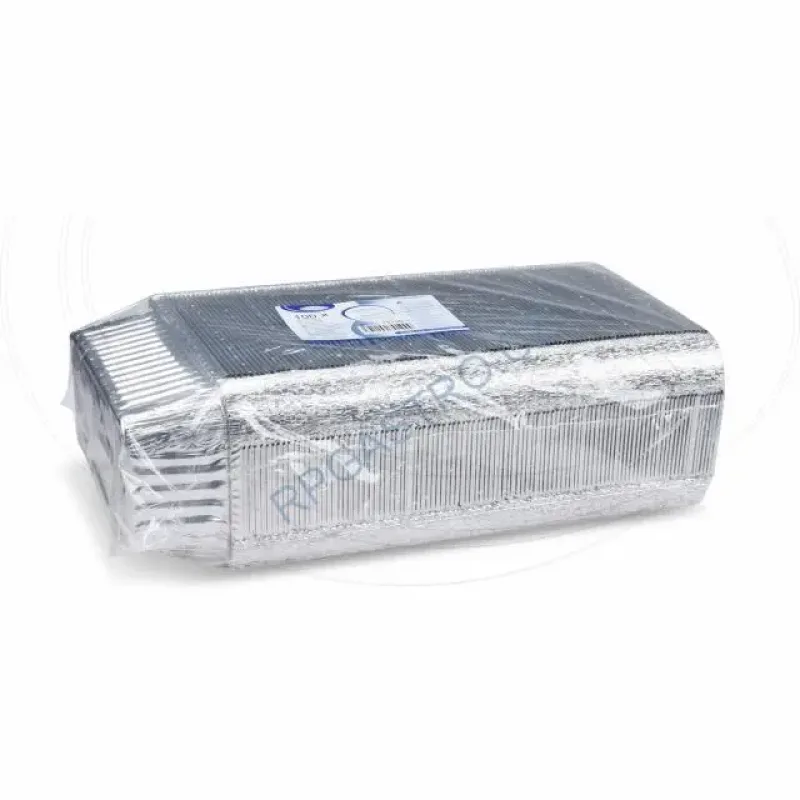 Miska hranatá ALU (900 ml) 21,8 x 11,4 x 5,4 cm [100 ks] (79199)