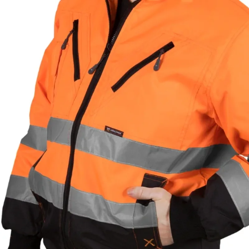 Leber&Hollman XVERT Winter reflexná zimná bunda oranžová