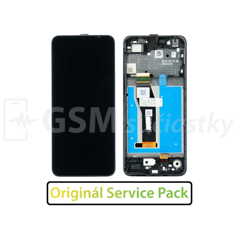 LCD displej + Dotykové sklo Motorola Moto E13 + Rám