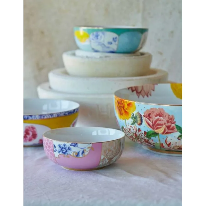 Pip Studio Royal Multi miska Ø17cm, žlutá