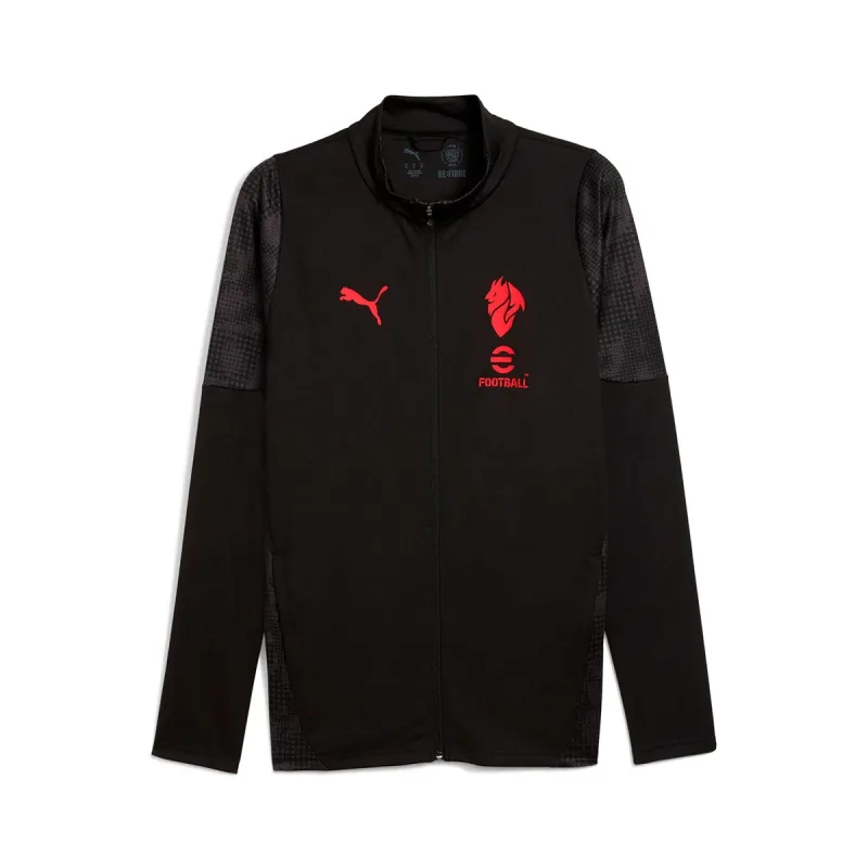 Puma AC Miláno (AC Milan) tréningová bunda čierna pánska 2025-2026