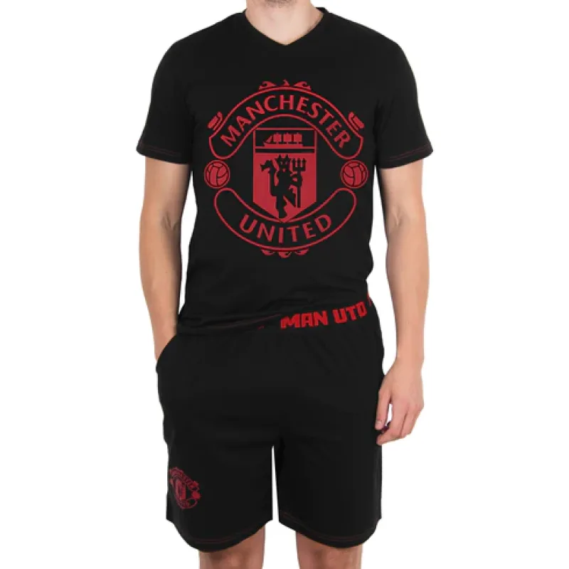 Manchester United pyžamo čierne pánske - SKLADOM